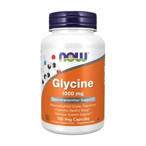 Now Foods, Glycine 1000 mg, 100 Veg Capsules