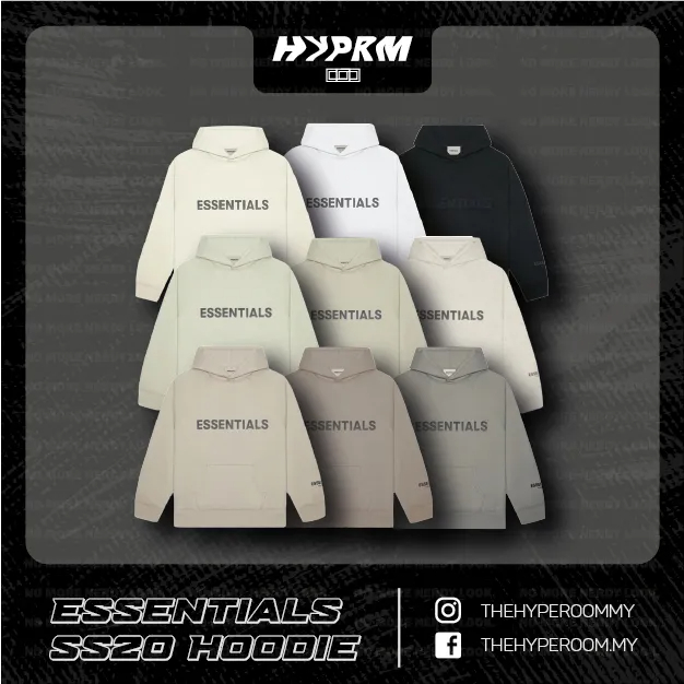 ESSENTIALS SS20 Collection Hoodie ลิขสิทธิ์แท้ 100%