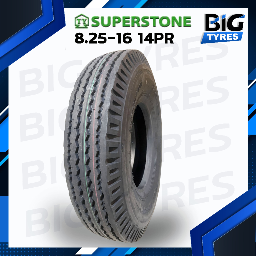 8.25-16 16PR ยี่ห้อ Superstone รุ่น 201 ยางรถบรรทุกผ้าใบ
