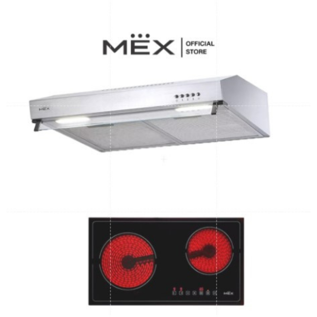 MEX Set รุ่น 2950X60 + HVH632N เตาไฟฟ้าและเครื่องดูดควันมาตรฐาน