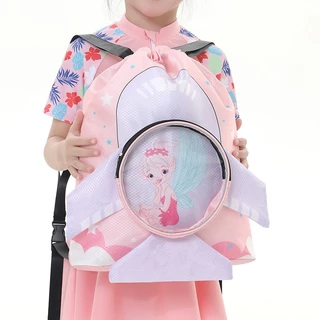 ShopAt.Two[SW1904] กระเป๋าใส่ชุดว่ายน้ำ แยกส่วนเปียกและแห้ง กระเป๋าเป้สะพายหลังใส่ชุดว่ายน้ำ กันน้ำ