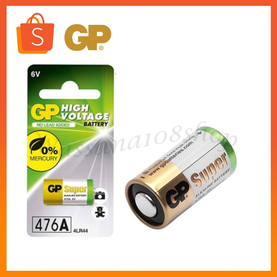 ถ่าน GP 4LR44 6V Alkaline Battery 476A ถ่านกล้อง ของบริษัท GP แท้ 100%