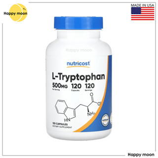 Nutricost, L-Tryptophan, 500 mg, 120 Capsules