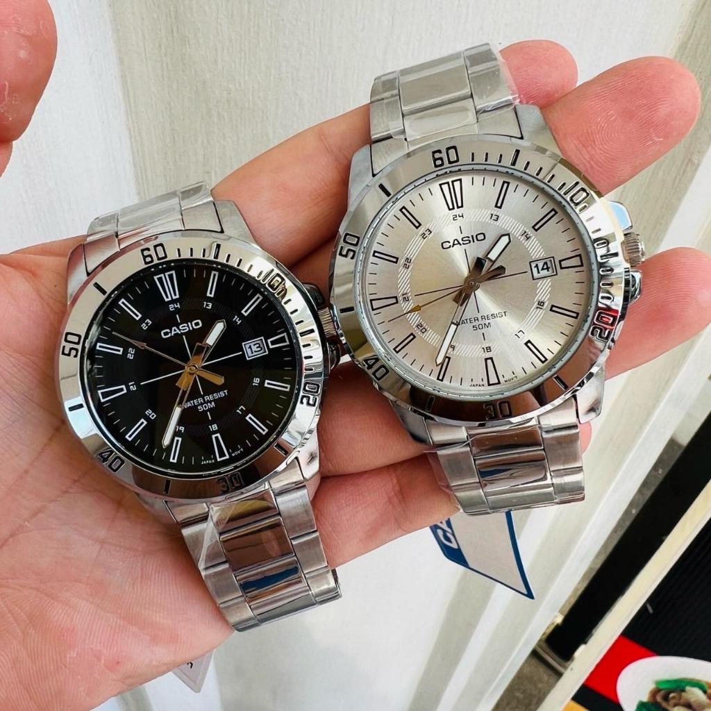CASIO MTP-VD01D นาฬิกาข้อมือผู้ชายคาสิโอรุ่นใหม่ล่าสุด MTP-VD01D-1C MTP-VD01D-7C  สินค้าของใหม่ ของแท้ รับประกันศูนย์ 1