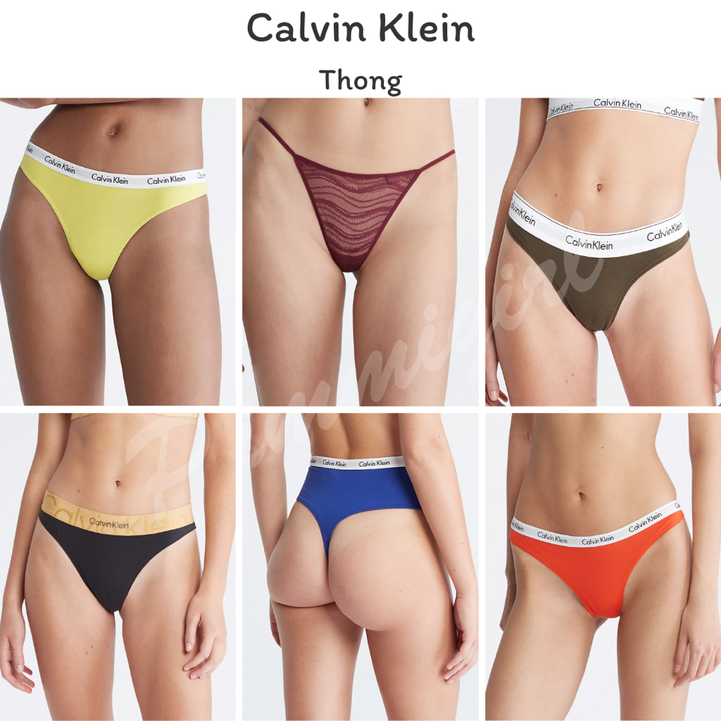 Calvin Klein Thong ชุดชั้นใน ผู้หญิง กางเกงชั้นใน ของแท้ พร้อมส่ง USA 🇺🇸