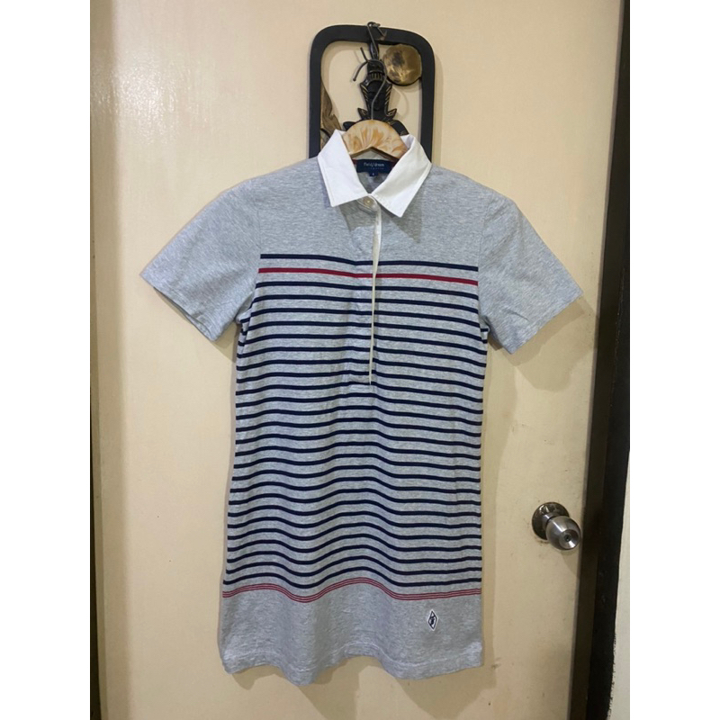 เดรสผ้ายืดคอปก Field Dream จากญี่ปุ่น อก34