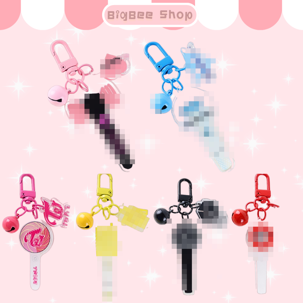 พร้อมส่ง พวงกุญแจอะคลิลิค คล้องกระเป๋า Blackpink Seventeen EXO NCT TWICE StrayKids
