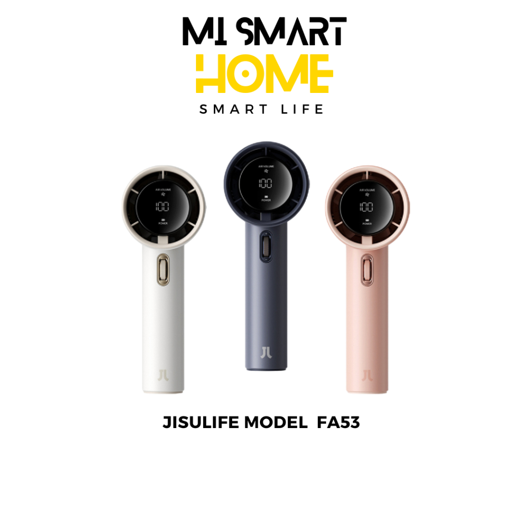 JISULIFE FA53 พัดลมมือถือ รุ่นFA53 พัดลมพกพา ลมแรง แบตเตอรี่3600mAh ประกันศูนย์ไทย 1 ปี