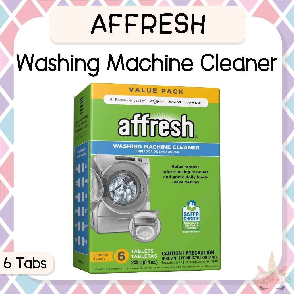 *พร้อมส่ง/ของแท้‼️* Affresh Washing Machine Cleaner เม็ดทำความสะอาดเครื่องซักผ้า กล่องละ 6 เม็ด