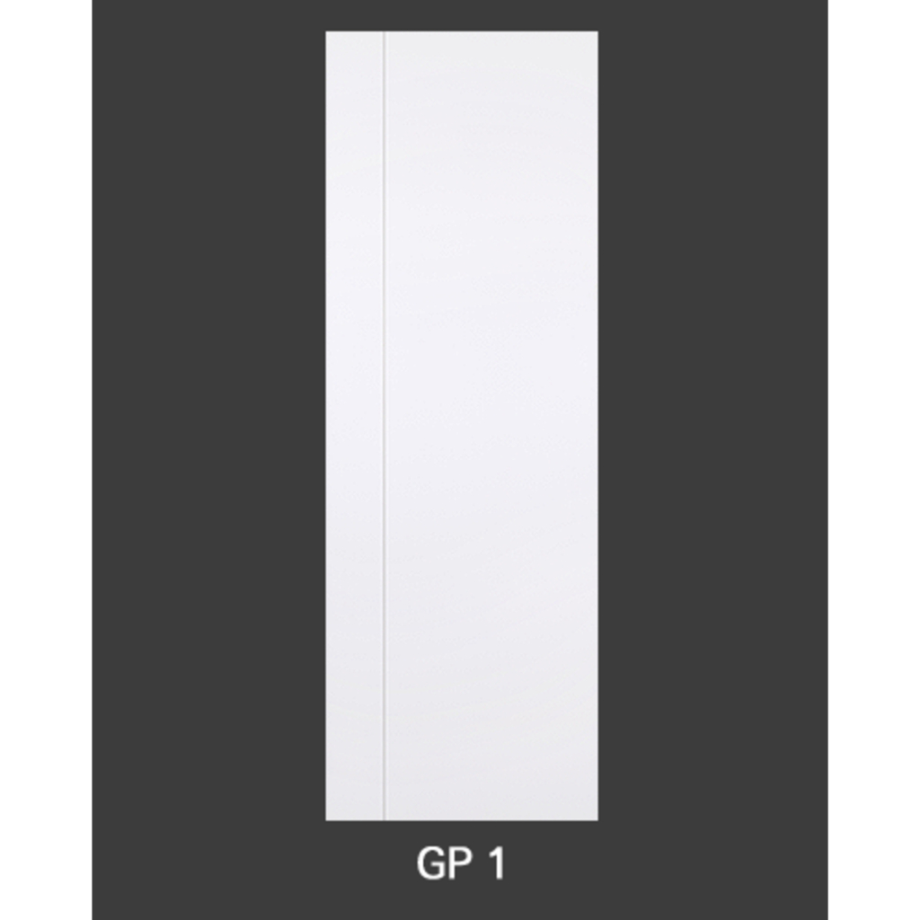 ประตูUPVC ภายใน เรียบเซาะร่อง GREEN PLASTWOOD GP1 70X200CM ขาว (แบบเจาะลูกบิด) (1 ชิ้น/คำสั่งซื้อ)