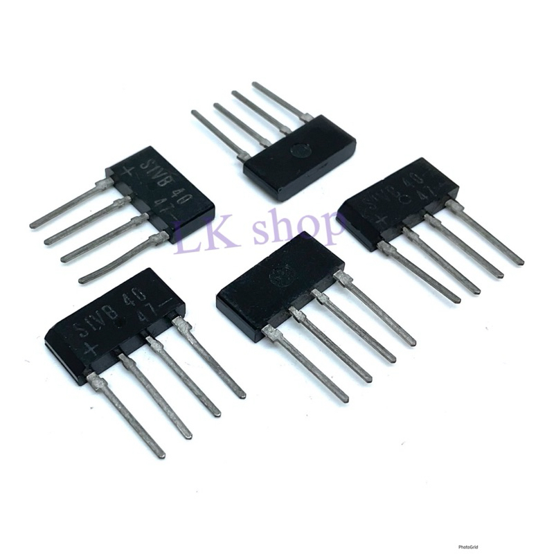 (แพ็ค3ชิ้น) SIVB 40 SIVB40 S1VB40 วงจรเรียงกระแสไดโอด แปลงไฟAC เป็นDC กระแส 1A 400V