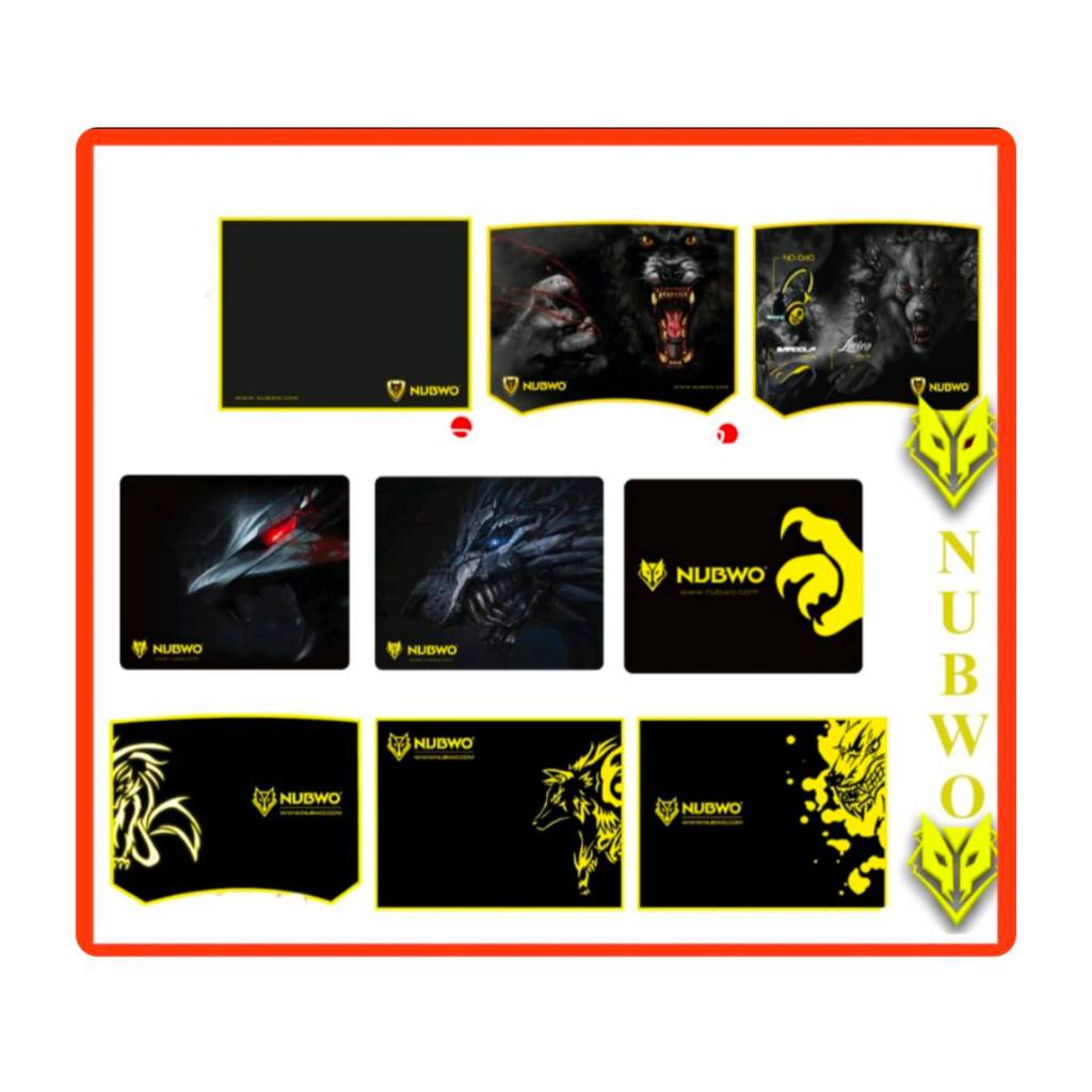 Nubwo Mouse pad แผ่นรองเมาส์ Nubwo NP-001 / NP-013