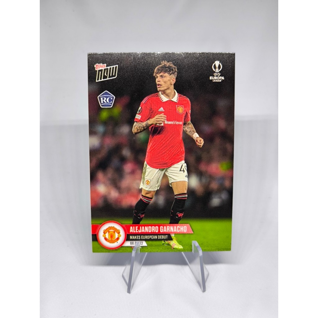 Topps Now UEFA Europa League Manchester United 1st Rookie debut RC