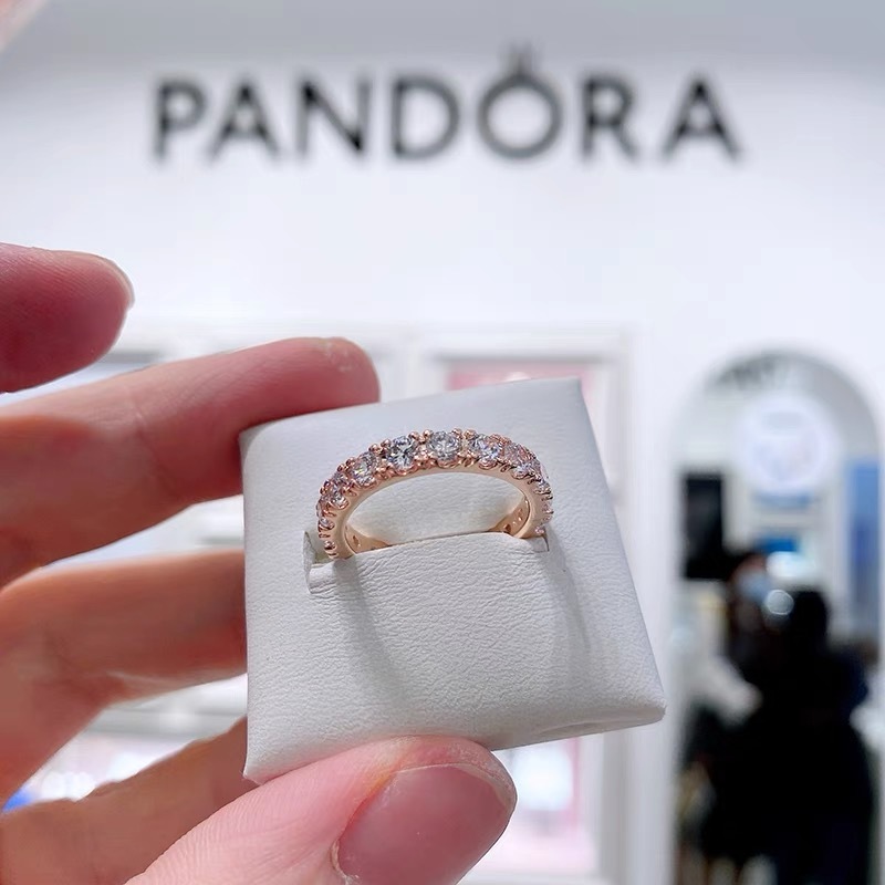 🔥สินค้าพร้อมส่งในไทย🔥Pandora แท้ แหวน pandora  เงิน925 ของแท้ 100% แหวนผู้หญิง แหวนแฟชั่น ของขวัญวาเลนไ