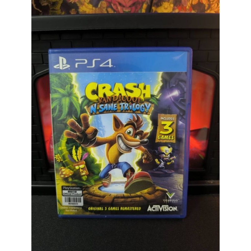 แผ่นเกมส์มือสอง​ CRASH BANDICOOT3  PS4​  พร้อมส่ง