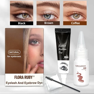 ชุดย้อมขนตา FLORA RUBY สีย้อมขนตา สีย้อมคิ้ว ที่ย้อมขนตา น้ำยาย้อมขนตา น้ำยาย้อมคิ้ว 3สีให้เลือก