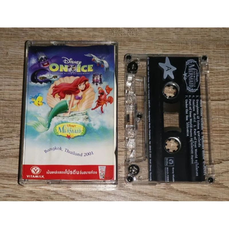Tata Young ทาทายัง เทป Cassette Tape Album Disney On Ice The Little Mermaid Bangkok, Thailand 2001 /