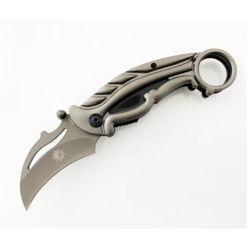 🦑 Derespina Karambit Folding Hunting Knife no.X63
