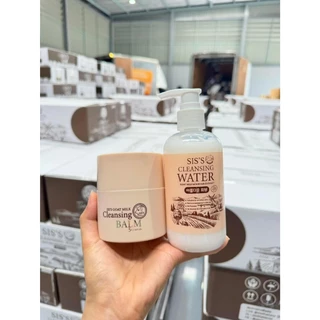[Package ใหม่ สีน้ำตาล 250 ml.] Sis’s cleansing water / Cleansing balm บาล์ม คลีนซิ่งนมแพะ ลดสิว ชุ่มชื้น ปลอบประโลมผิว