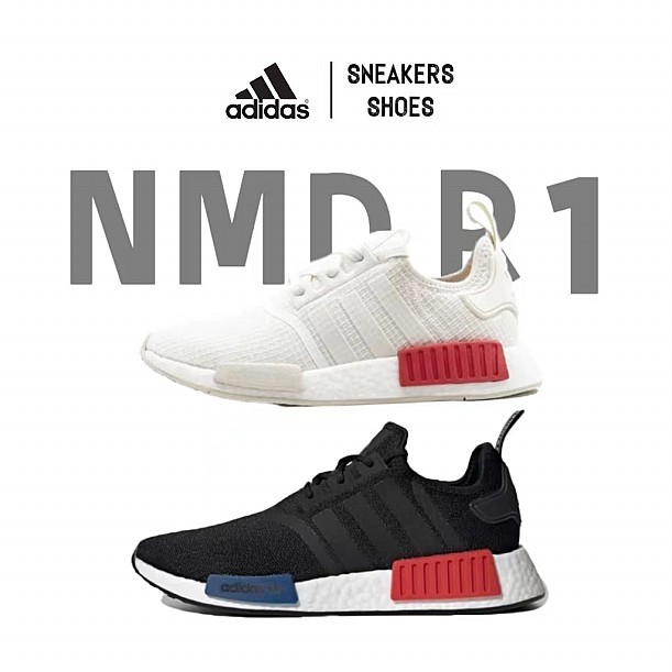 Adidas originals nmd r1 sneakers ของแท้100%