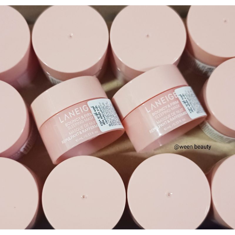Laneige มาร์คตัวใหม่ล่าสุด Bouncy & Firm Sleeping Mask ผิวฟูอิ่มน้ำกระชับ กลาสกินโกลว์ใส ป้ายไทย