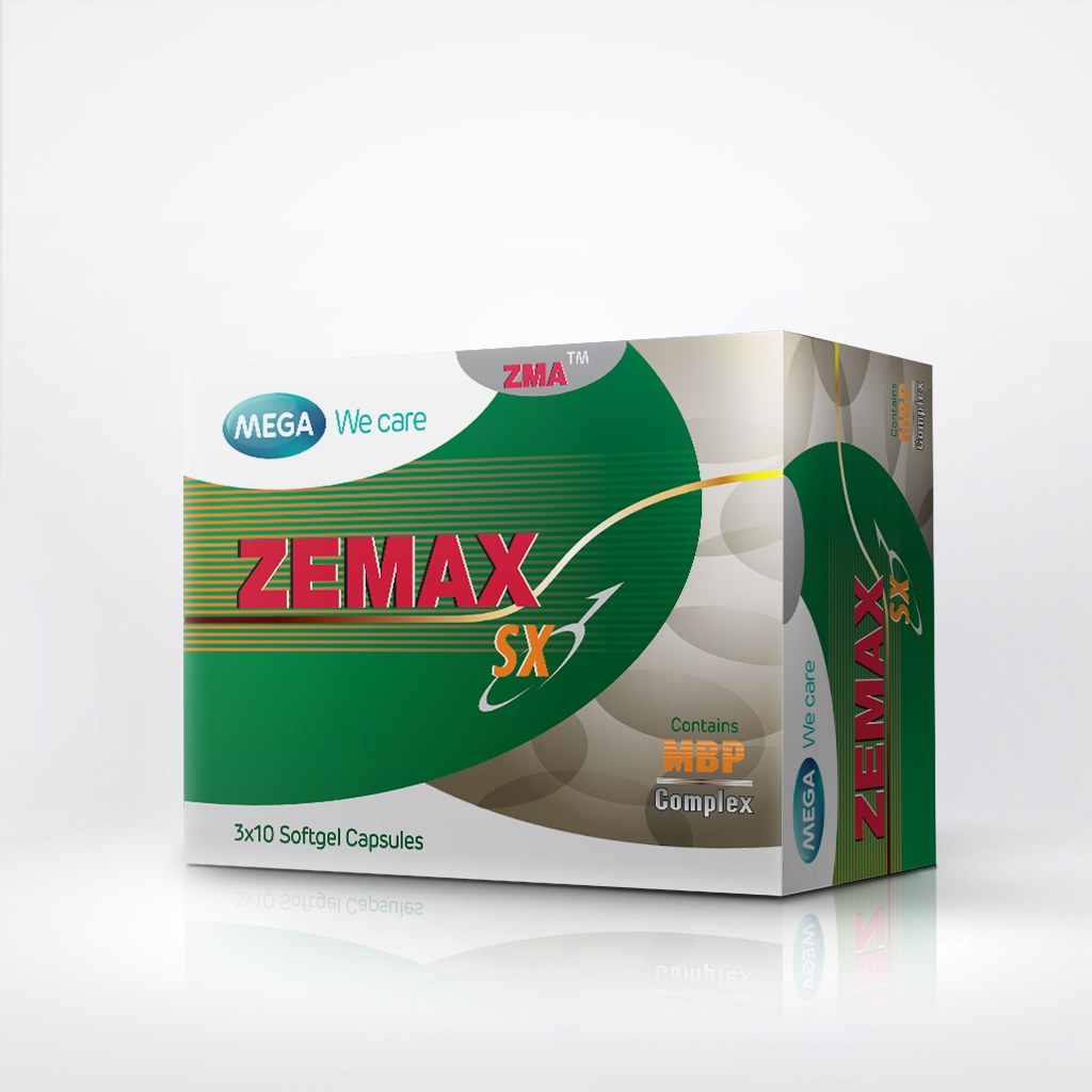 Mega We Care Zemax SX เพิ่มประสิทธิภาพฮอร์โมนเพศชาย (30 แคปซูล)