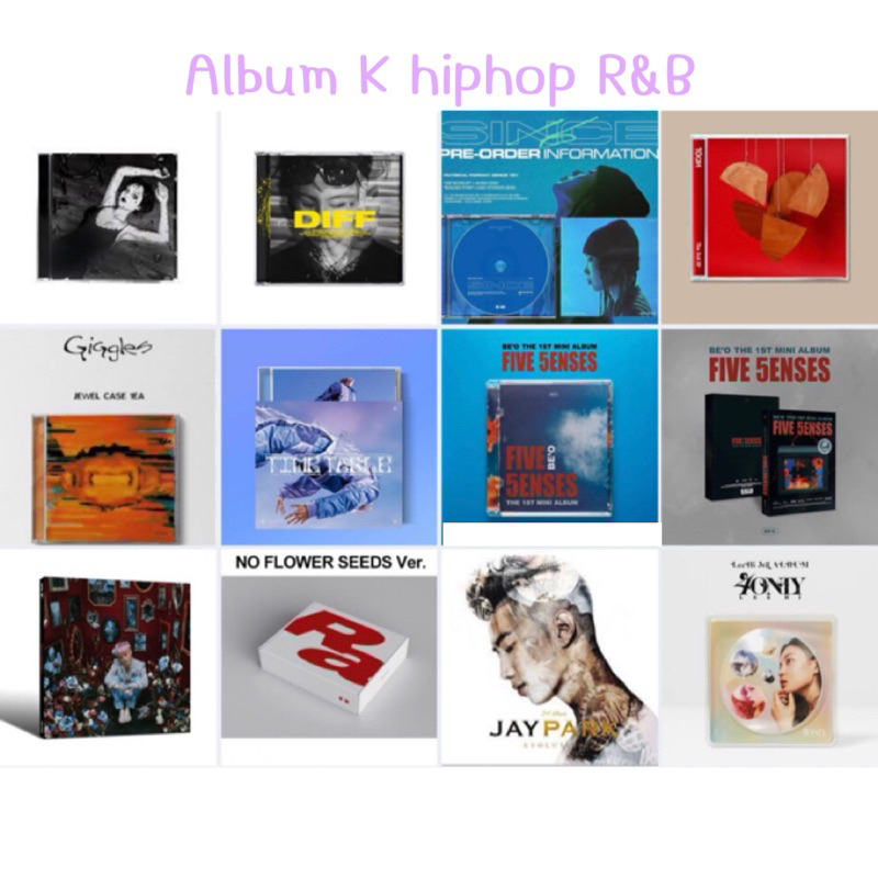 อัลบั้ม K hiphop R&B jaypark leehi coogie codekunst tradeL dabin beo bloo punchnello 10cm since