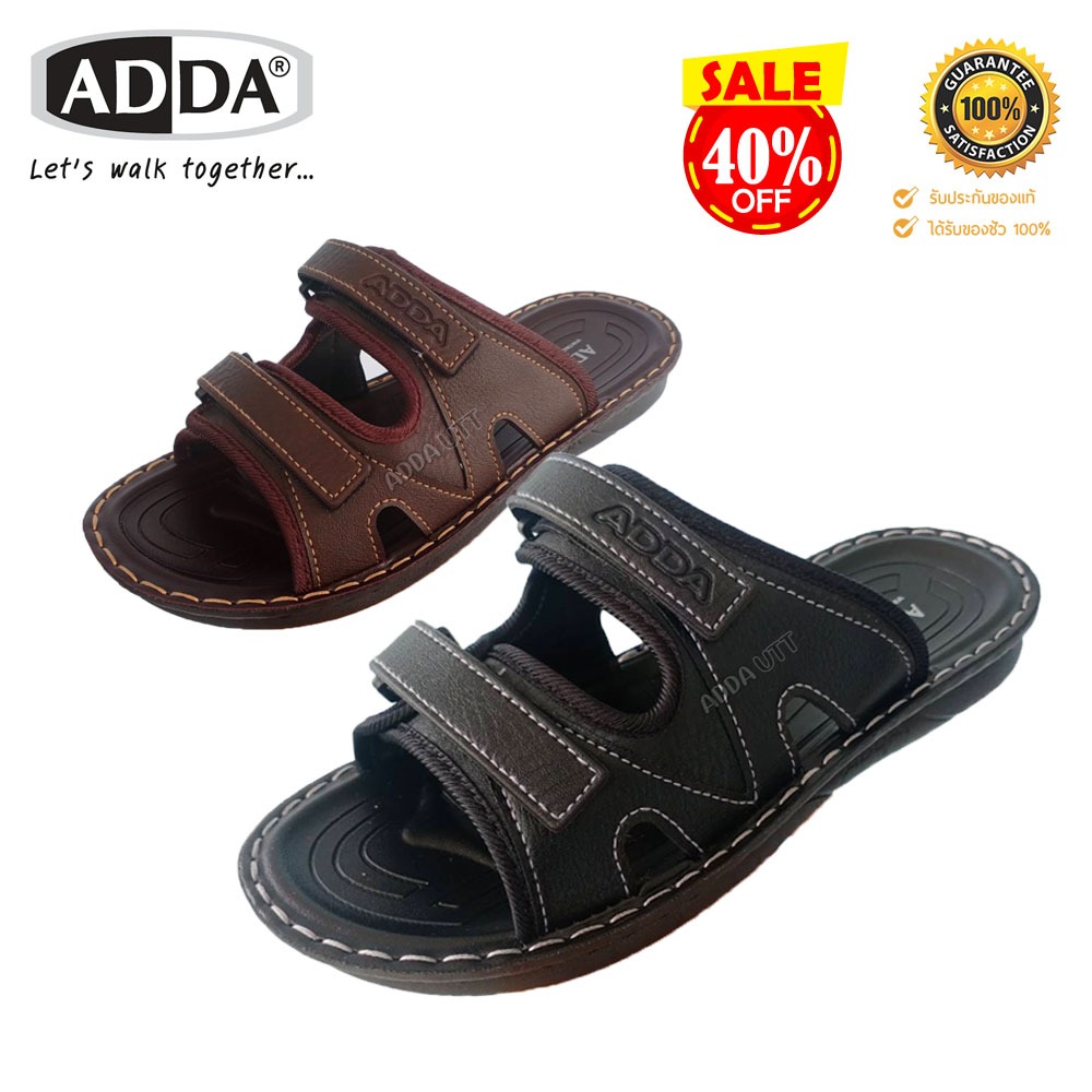 รองเท้า ADDA 93H28 ‼ แท้ % ส่งไว รองเท้าแตะแบบสวมสองตอนปลับสายได้ ใส่สบาย มีกันลื่น
