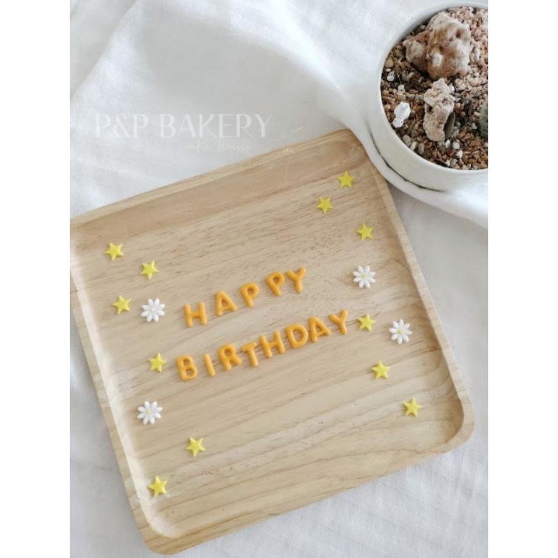 กัมเพส set ตัวอักษร happy birthday 💓