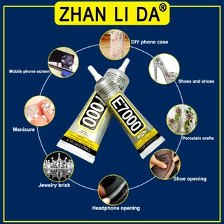 Zhanlida E7000 กาวเอนกประสงค์ ติดผ้า เพชร อาร์ม DIY ปลายเข็ม