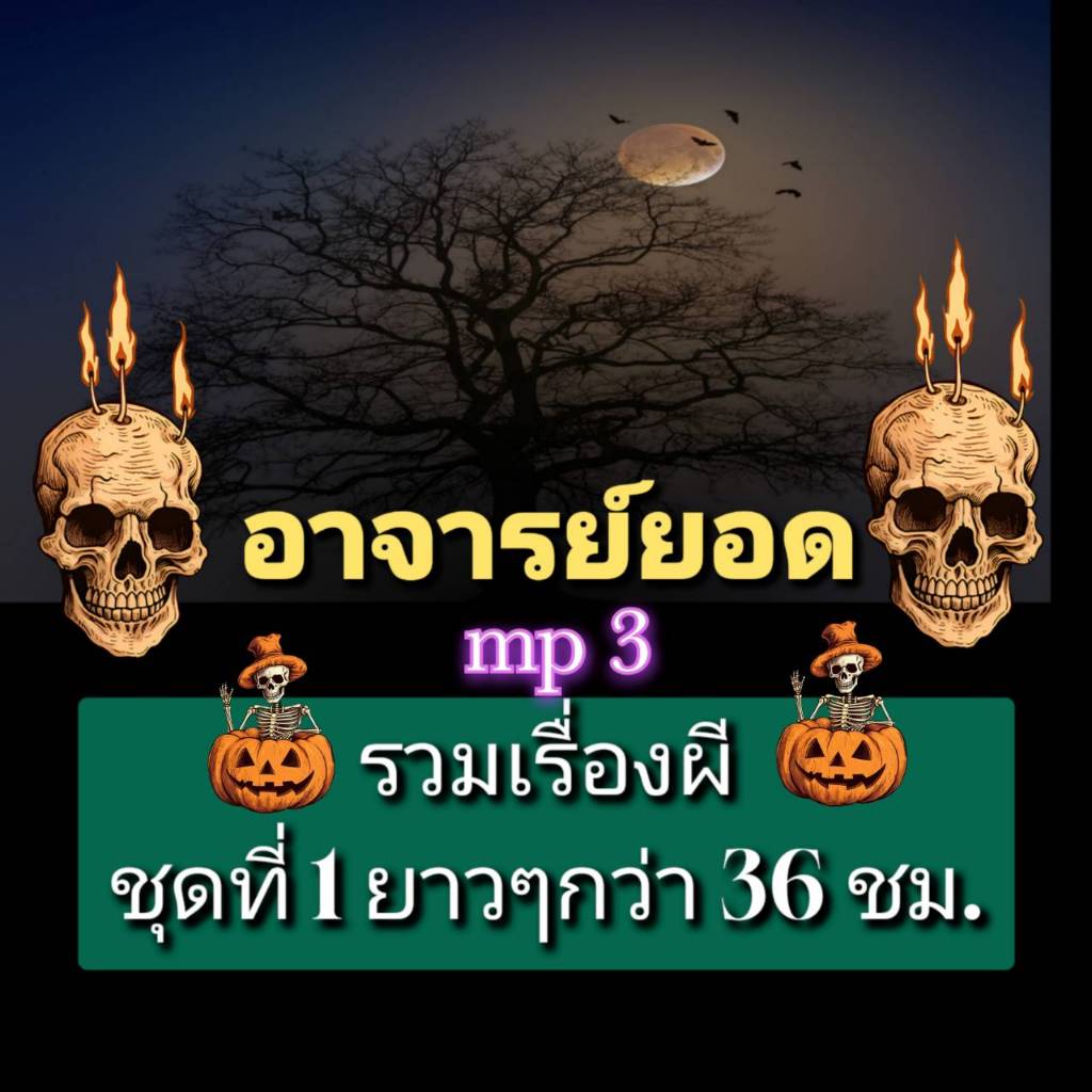 [พรเทวะ] แฟลชไดร์ฟ USb  Mp3  อาจารย์ยอด รวมเรื่องผี ชุดที่ 1 ยาว ๆ กว่า 36 ชม. ใช้กับเครื่องเล่น USB/mp3 ทุกชนิดหรือเปิด