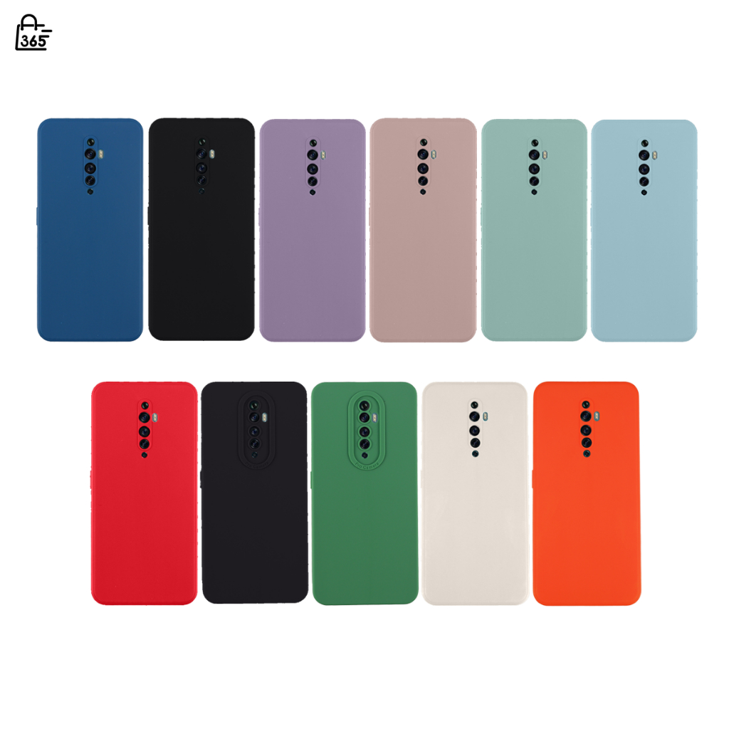 เคส สำหรับ OPPO Reno 2F Reno 2Z CPH1989 เคสซิลิโคนนิ่ม กันกล้อง สีพาสเทล TPU หนา