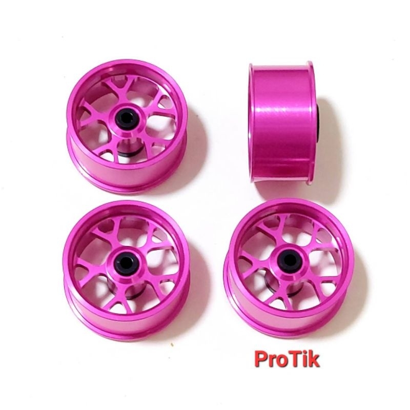 ล้ออลูมิเนียม ขนาดกลาง Y คุณภาพดี รถ Mini 4wd