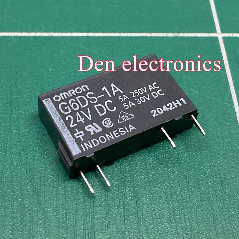 G6DS-1A 24VDC OMRON 4ขา หน้าคอนแทค 5A250VAC 5A30VDC(ของใหม่) พร้อมส่ง ออกบิลได้