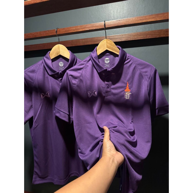 เสื้อโปโลwarrixรุ่น34พร้อมปักโลโก้ PT