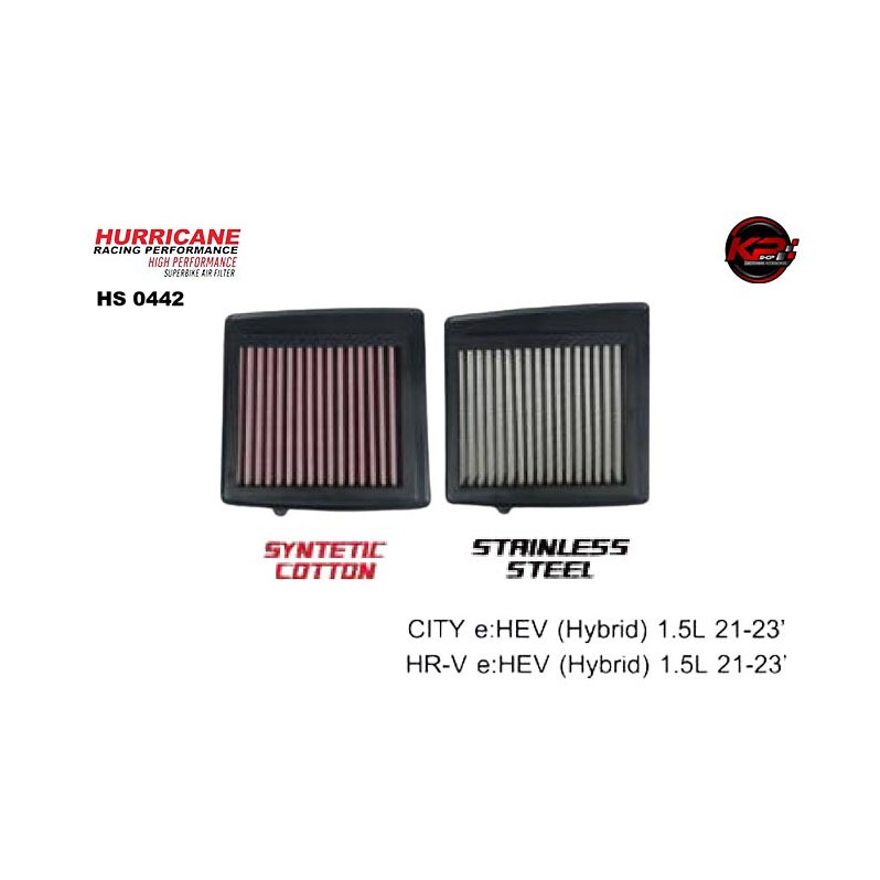 กรองอากาศ HURRICANE FOR HONDA CITY E HEV HYBRID / HR-V E HEV HYBRID (HS 0442)
