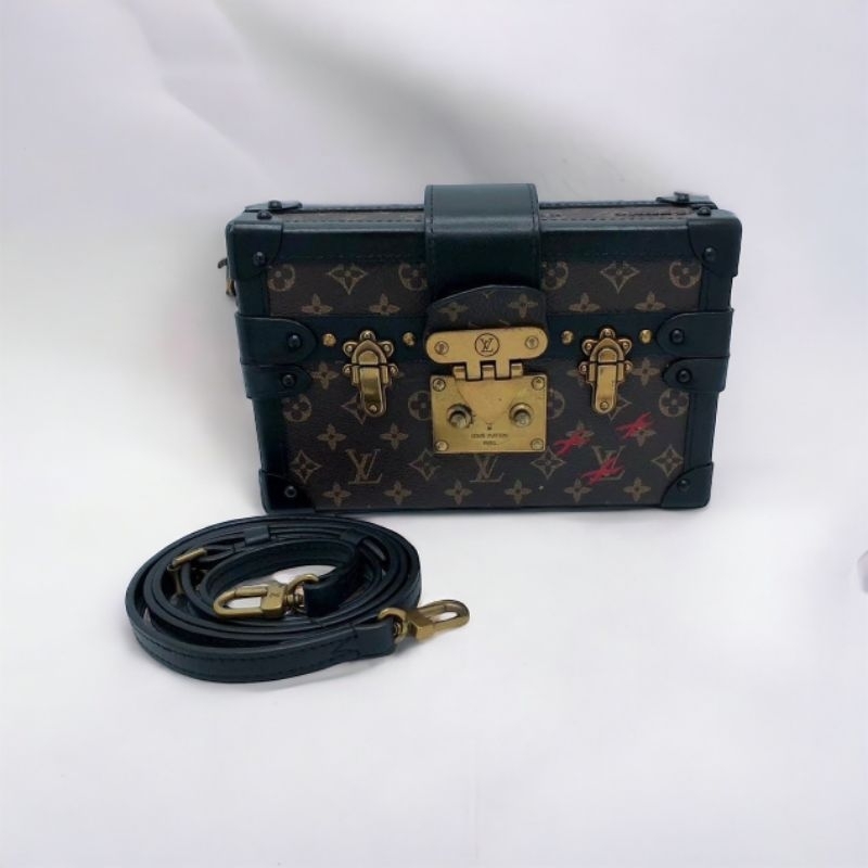 xSOLDx Louis vuitton petite malle หลุยส์ วิตตอง vintage กระเป๋าวินเทจ แบรนด์เนม มือสอง crossbody สะพ
