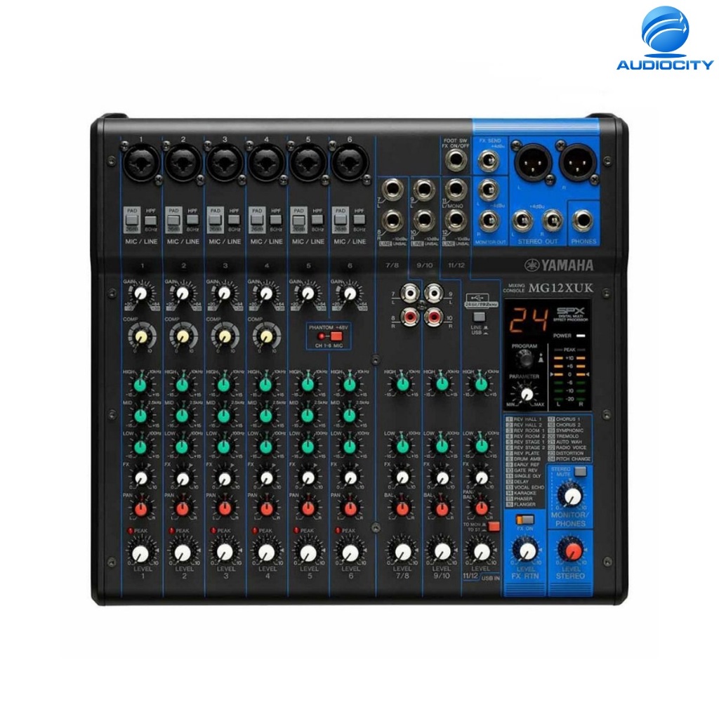 YAMAHA MG12XUK มิกเซอร์ 12 ช่อง Mixing Console