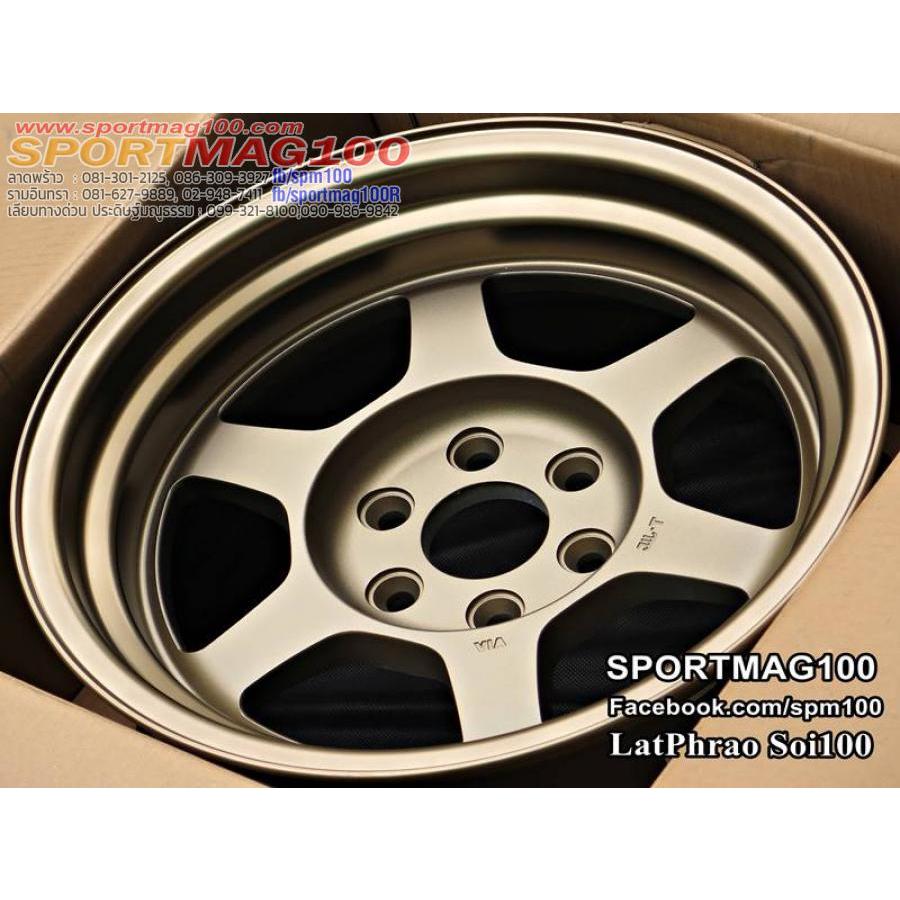 ล้อแม็กซ์ Te37X 6รู114 สีทองแดง 8-16นื้ว ET0 [18443]