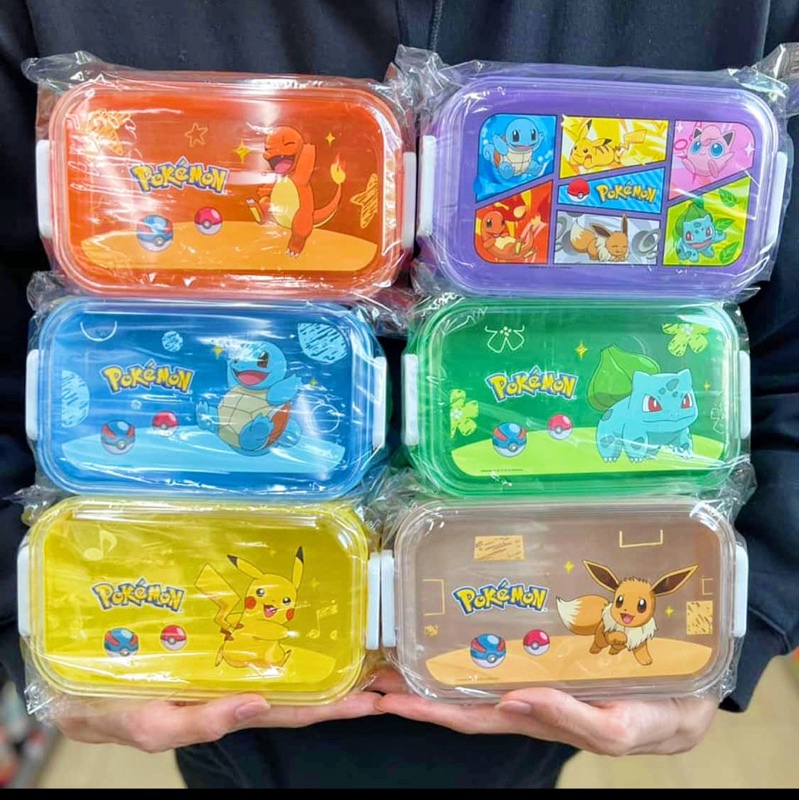 (ทักลด50%) พร้อมส่ง แท้ 🧡 กล่องข้าวโปเกม่อน กล่องข้าว Pokemon สินค้าพรีเมี่ยม 2024 ของสะสมโปเกม่อน