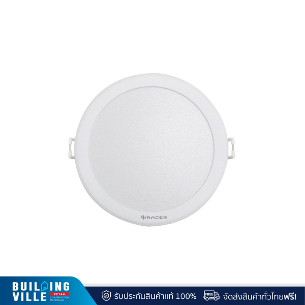 RACER โคมดาวน์ไลท์ LED DOWNLIGHT EVO TECH 9W 4" (6500K,3000K)