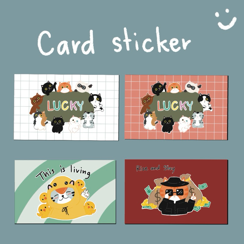 Card Sticker สติ๊กเกอร์ติดบัตร BTS/MRT