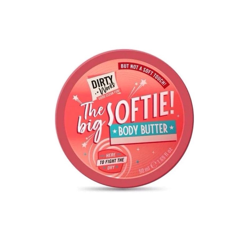 แ​ท้​ 100% Dirty Works The big softle body butter 50ml​ (แบรนด์​จาก​ UK)​