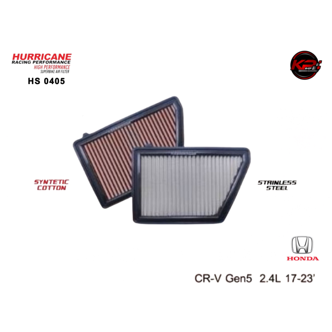 กรองอากาศ HURRICANE FOR HONDA CR V GEN 5 2.4L 2017-2023 (HS 0405)