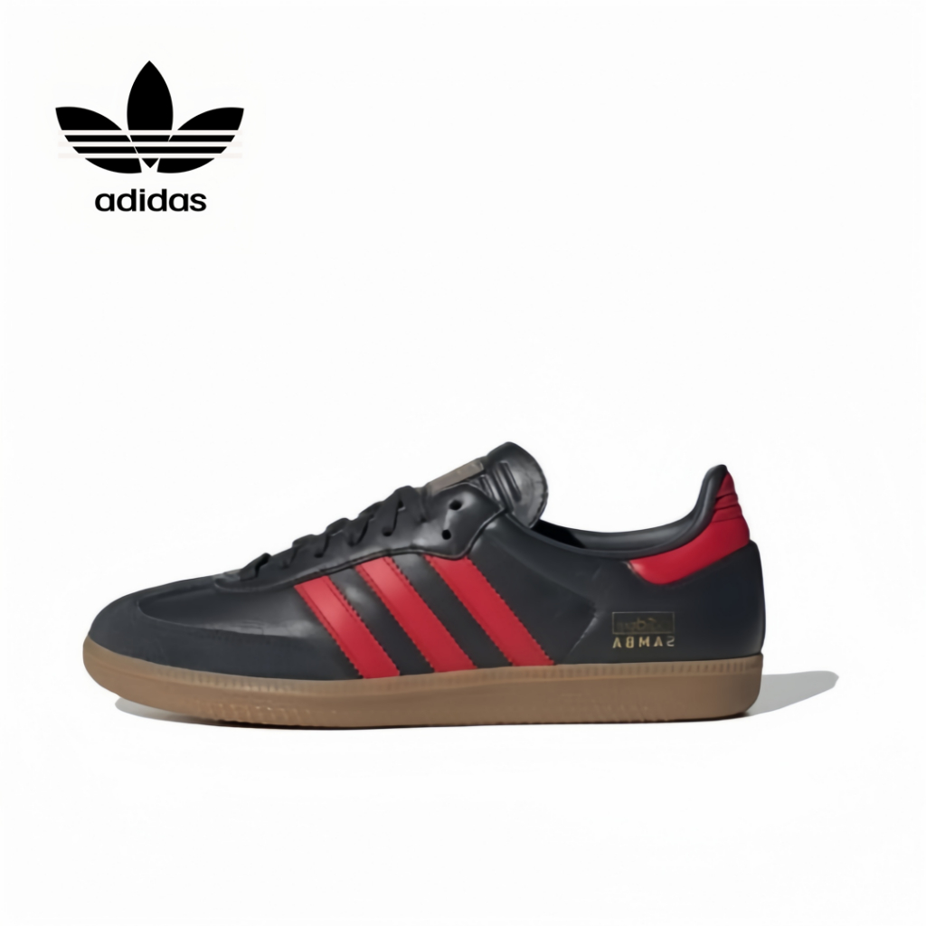 adidas originals Samba black red （ของแท้ 100 %）