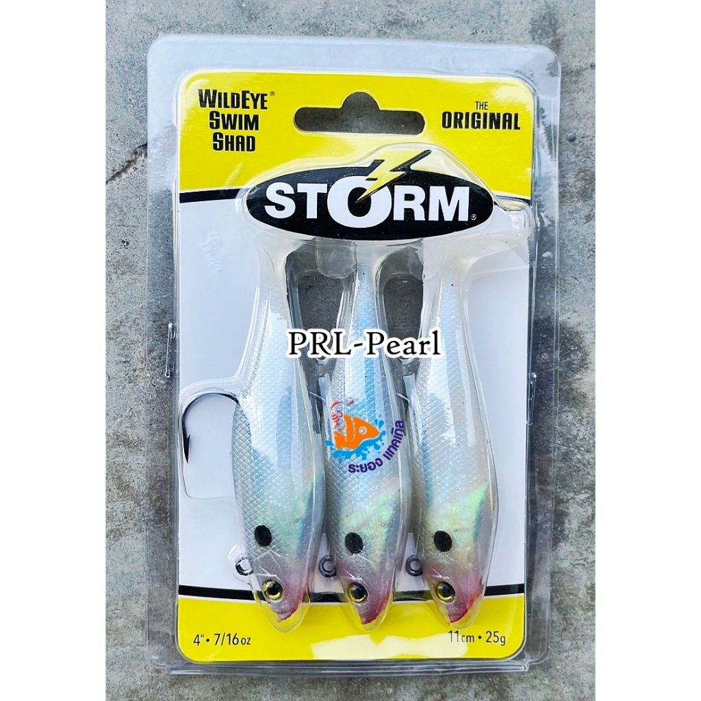 เหยื่อปลายาง STORM SWIM SHAD 11 ซม.& 8ซม. 