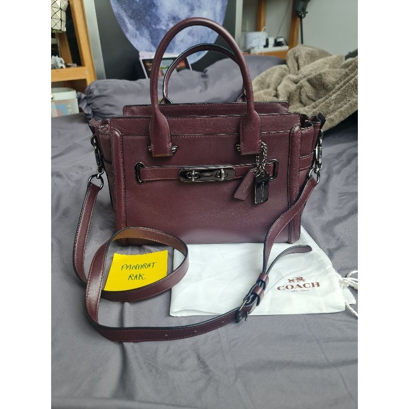 Coach Swagger 27 สี oxblood