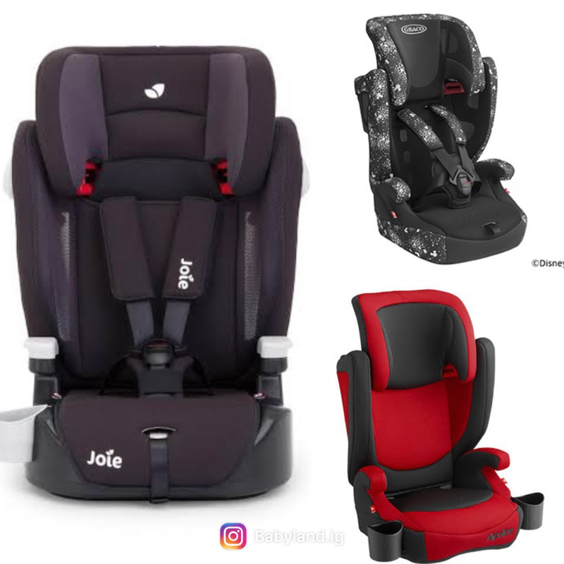 Joie Graco Aprica Carseat คาร์ซีทเด็ก 3ขวบ+