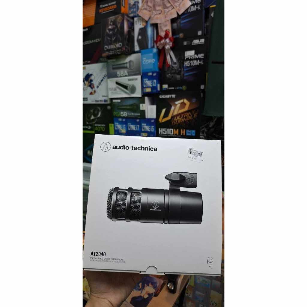 Audio Technica Microphone AT2040 ไมค์ Dynamic คุณภาพสูง ไมค์สตูดิโอ Japan ✅สภาพใหม่ใช้รีวิวครั้งเดีย