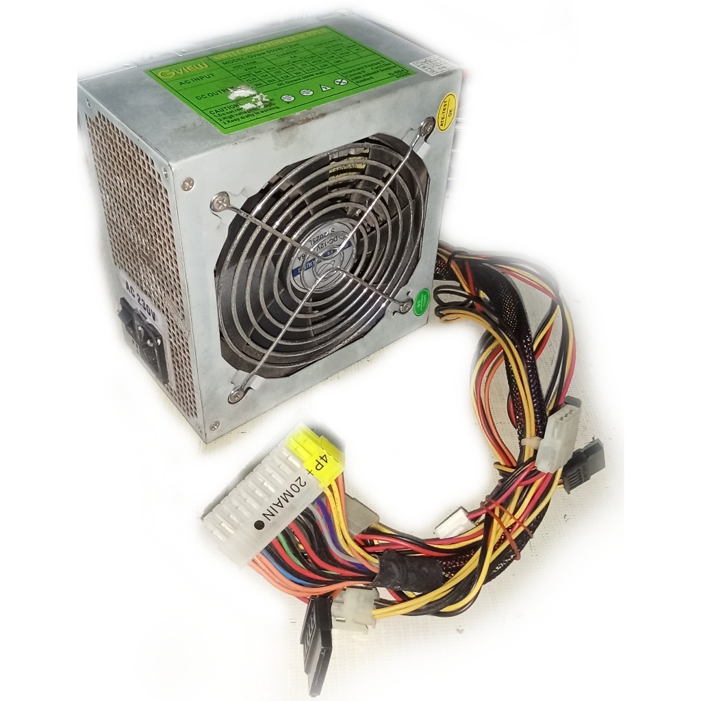 พาวเวอร์ซัพพลาย 550w (Power Supply) Gview 550Watts มือสอง